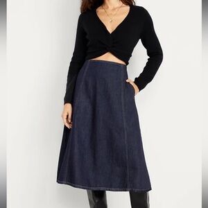 Old Navy Denim A-Line Skirt
